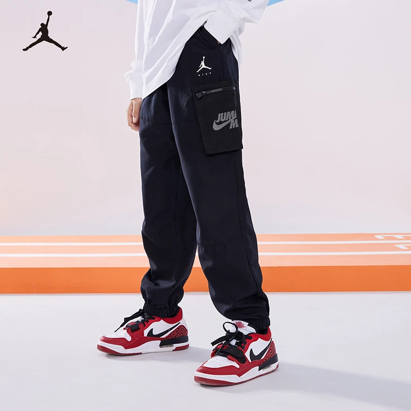 【品牌直发】Air Jordan童装男童休闲梭织运动长裤JDB-WP-B150