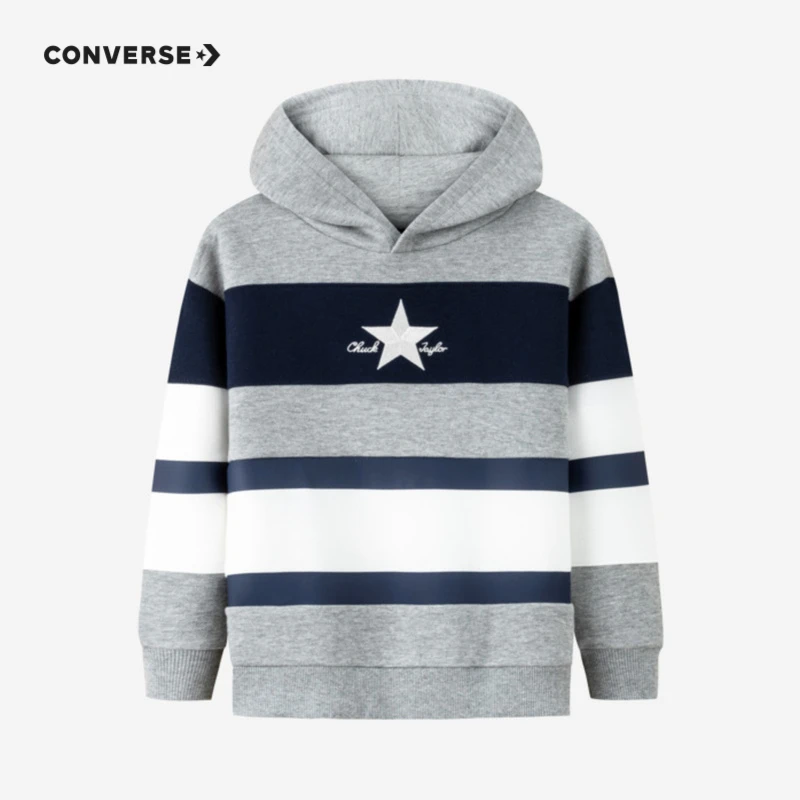 【旗舰店】Converse匡威男女童春季商场同款连帽卫衣CNVN-PO-F595
