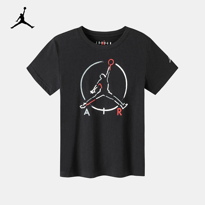 【Rookie旗舰】Air Jordan童装男女童夏季休闲短袖T恤JDB-TE-A563