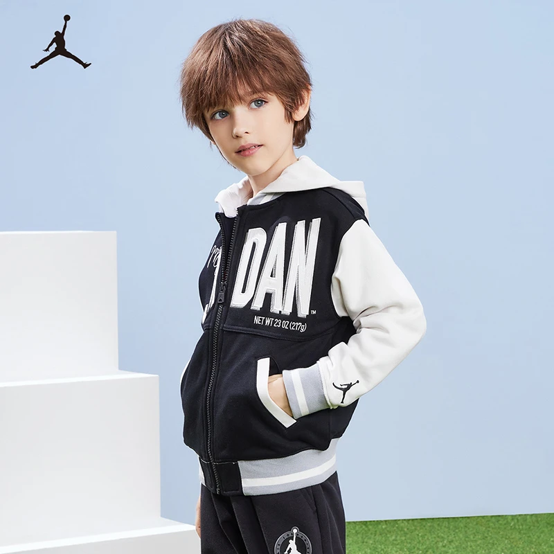 【ROOKIE旗舰】现货AIR JORDAN男童装休闲针织夹克外套潮JDB-LOC249
