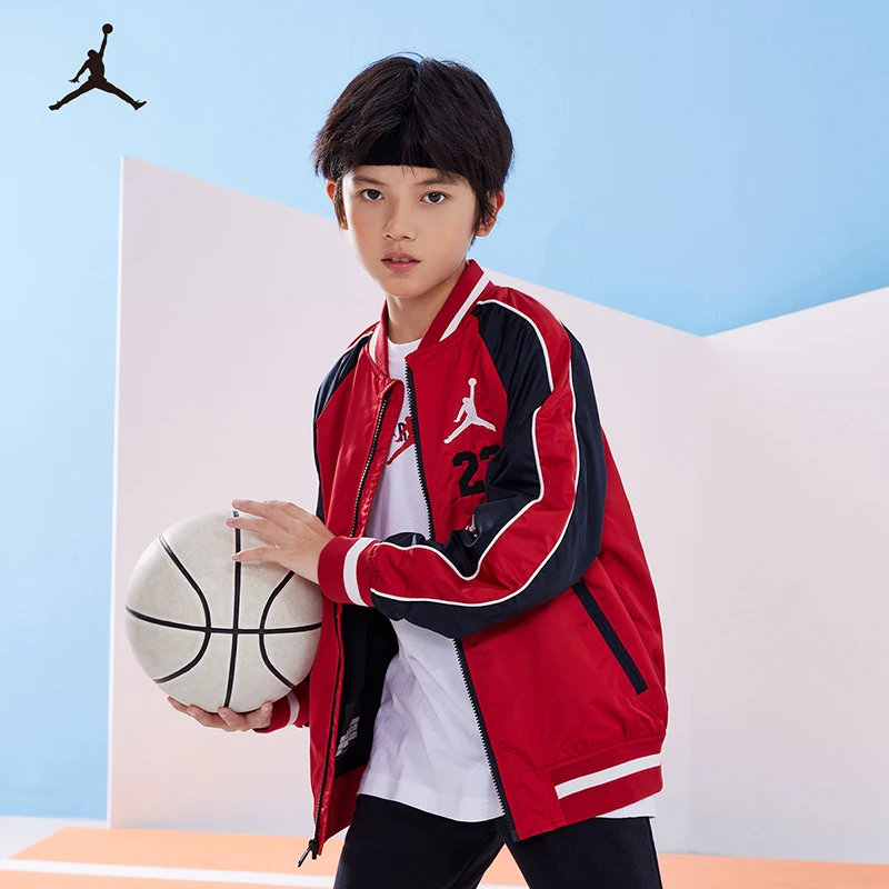 【ROOKIE旗舰】Air Jordan男女童装春休闲梭织夹克外套JDB-LO-B416