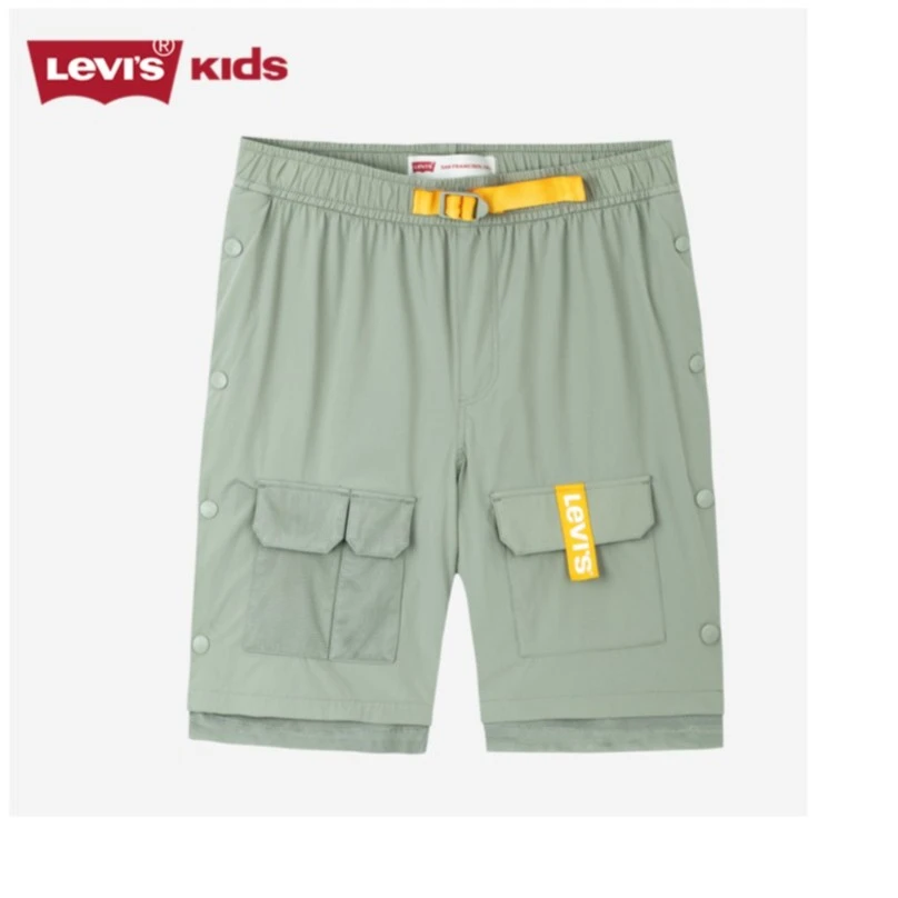 【ROOKIE旗舰】现货李维斯童装夏季户外休闲梭织短裤LVB-WE-H748