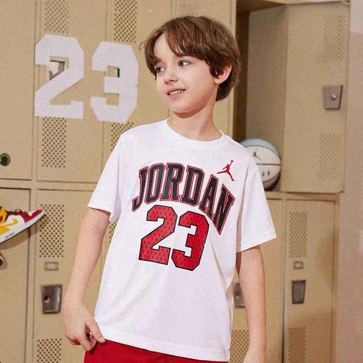 【ROOKIE旗舰】AIR JORDAN 儿童DRI-FIT速干T恤夏季短袖JDB-KT-5178