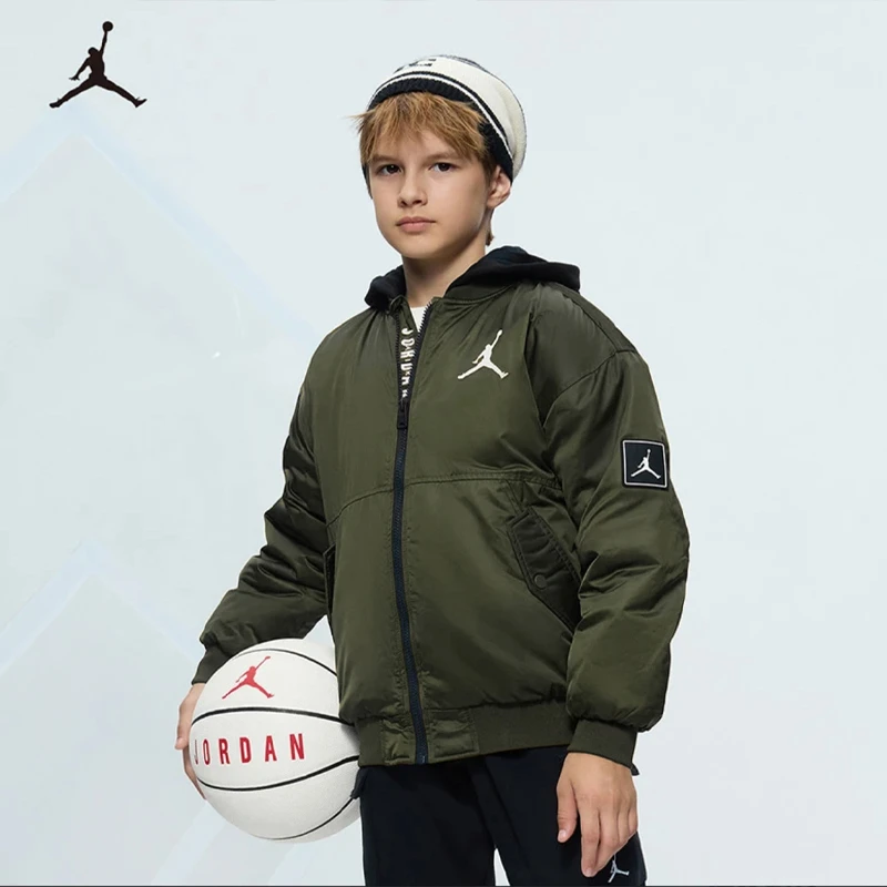 【ROOKIE旗舰】AIR JORDAN秋冬时尚休闲男童棉服保暖外套棉服C454