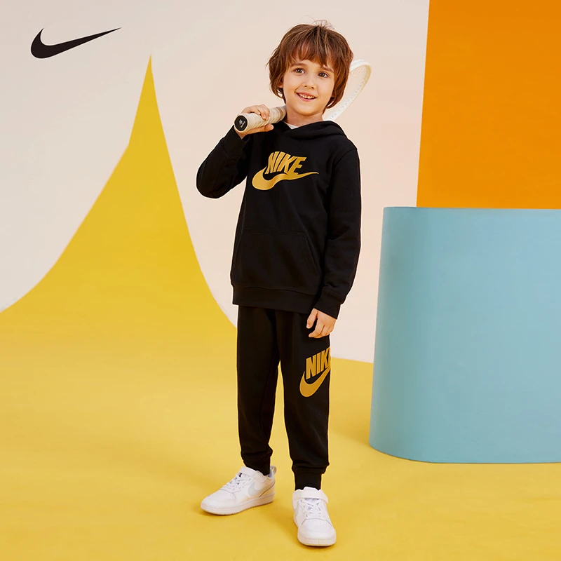 【ROOKIE旗舰】现货Nike耐克金标男女童运动连帽卫衣NKB-PO-H316