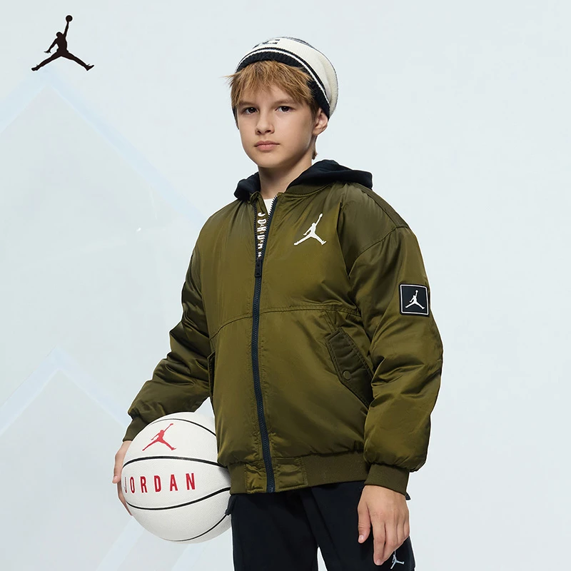 【ROOKIE旗舰】AIR JORDAN儿童童装短款棉服JDB-MWC454