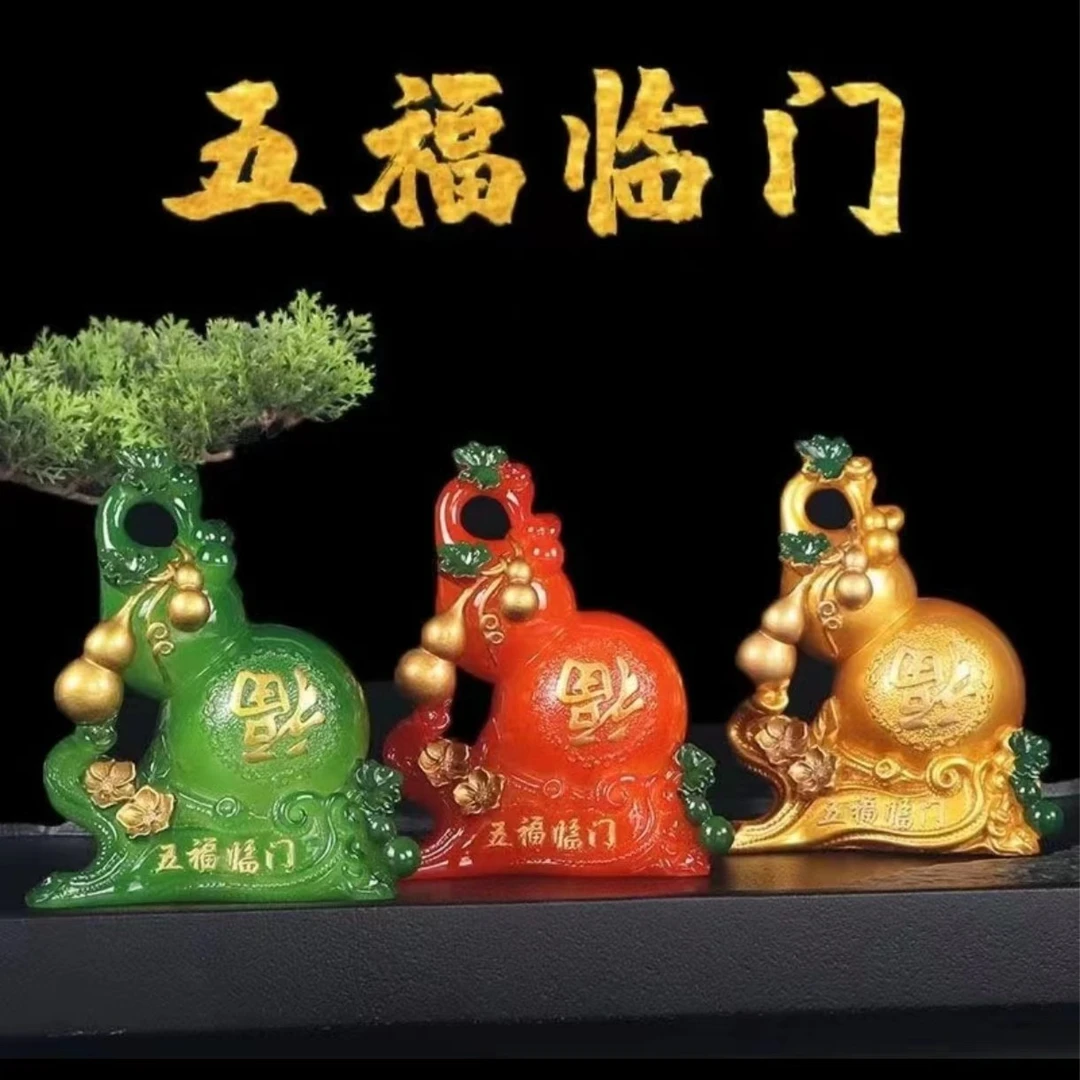 变色福禄葫芦茶宠茶具摆件精品可养茶宠创意中式摆设高档可爱茶玩