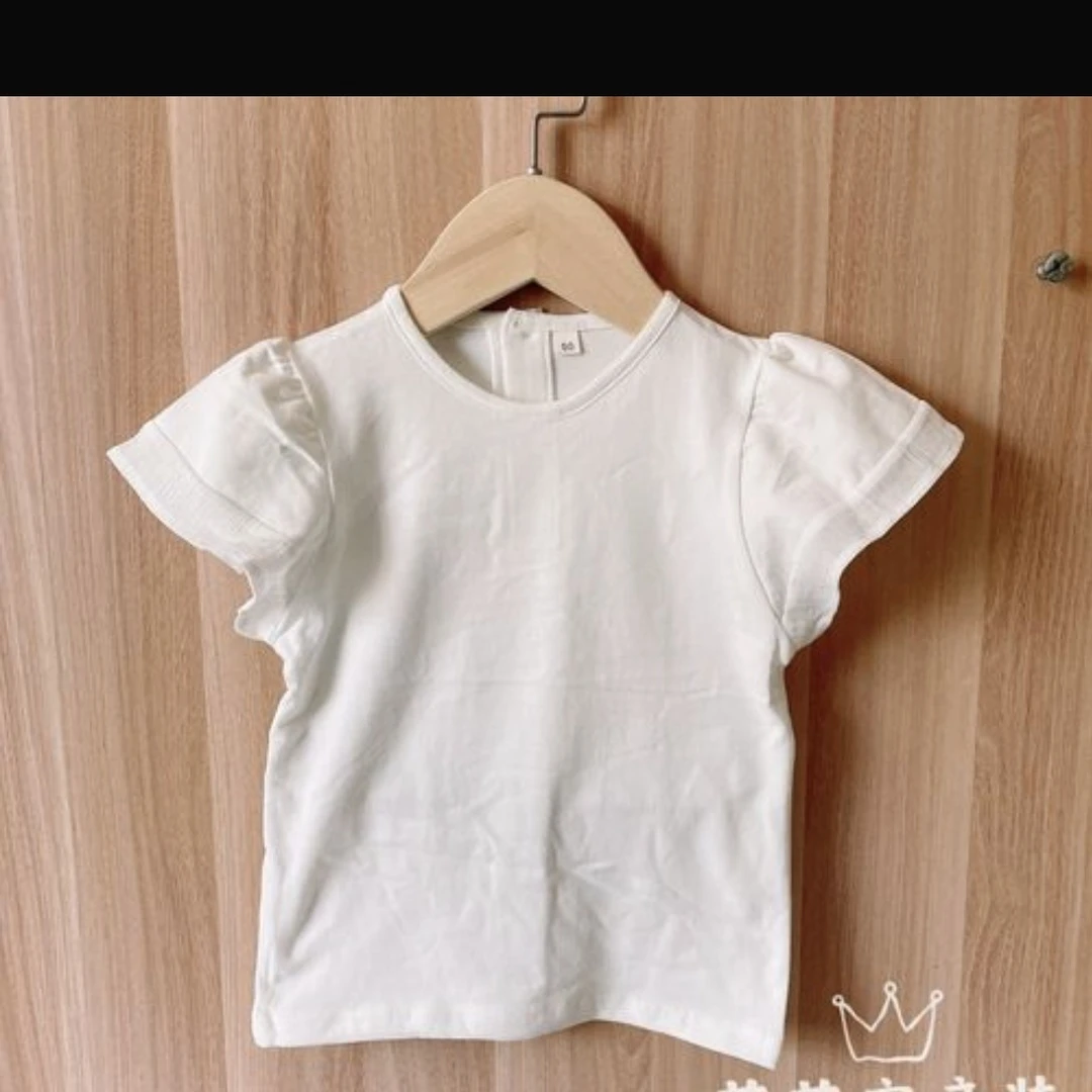 儿童男女童棉宝宝吊带背心夏季薄款白色