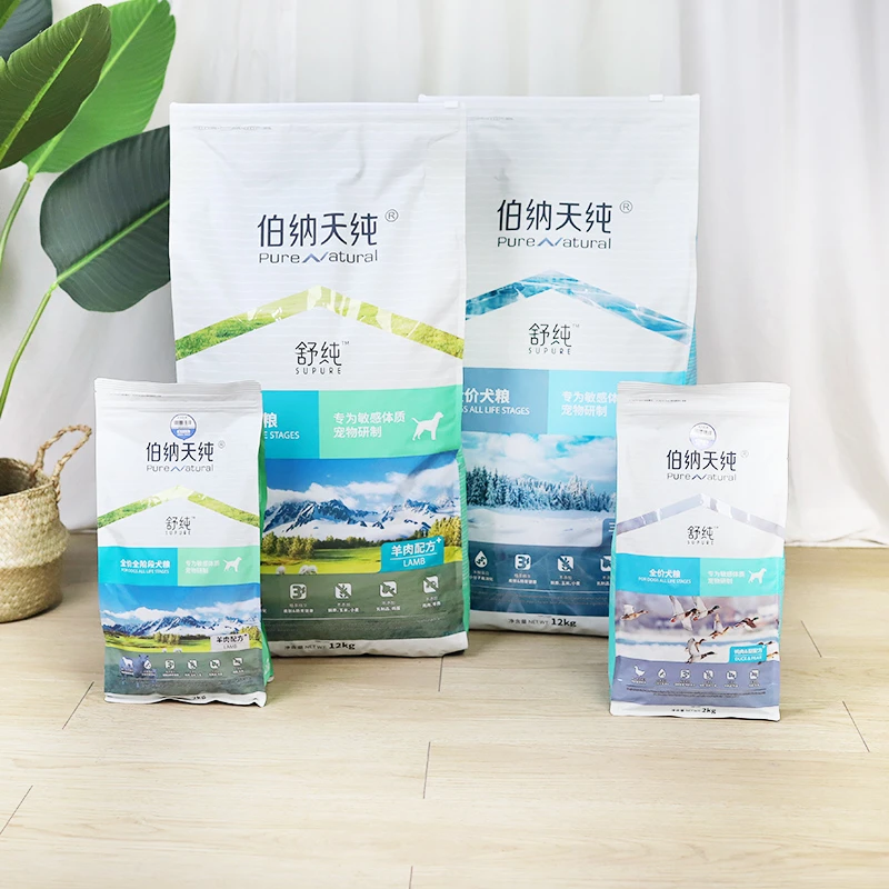 伯纳天纯舒纯狗粮2kg/12kg鸭肉梨犬粮博美比熊幼成犬老年犬全犬期