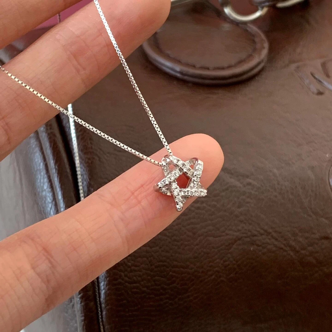 【新款上市】轻奢五角星项链高级感锁骨链 精致ins风小众设计