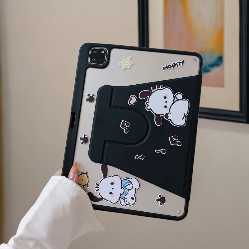 【笔槽亚克力】适用iPadA16保护壳10.2英寸苹果Air5/4旋转防摔壳