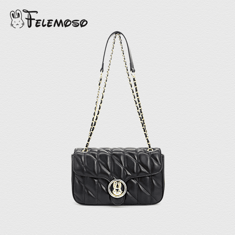 FELEMOSO-“亭漫步”新款单肩斜挎包简约休闲女包