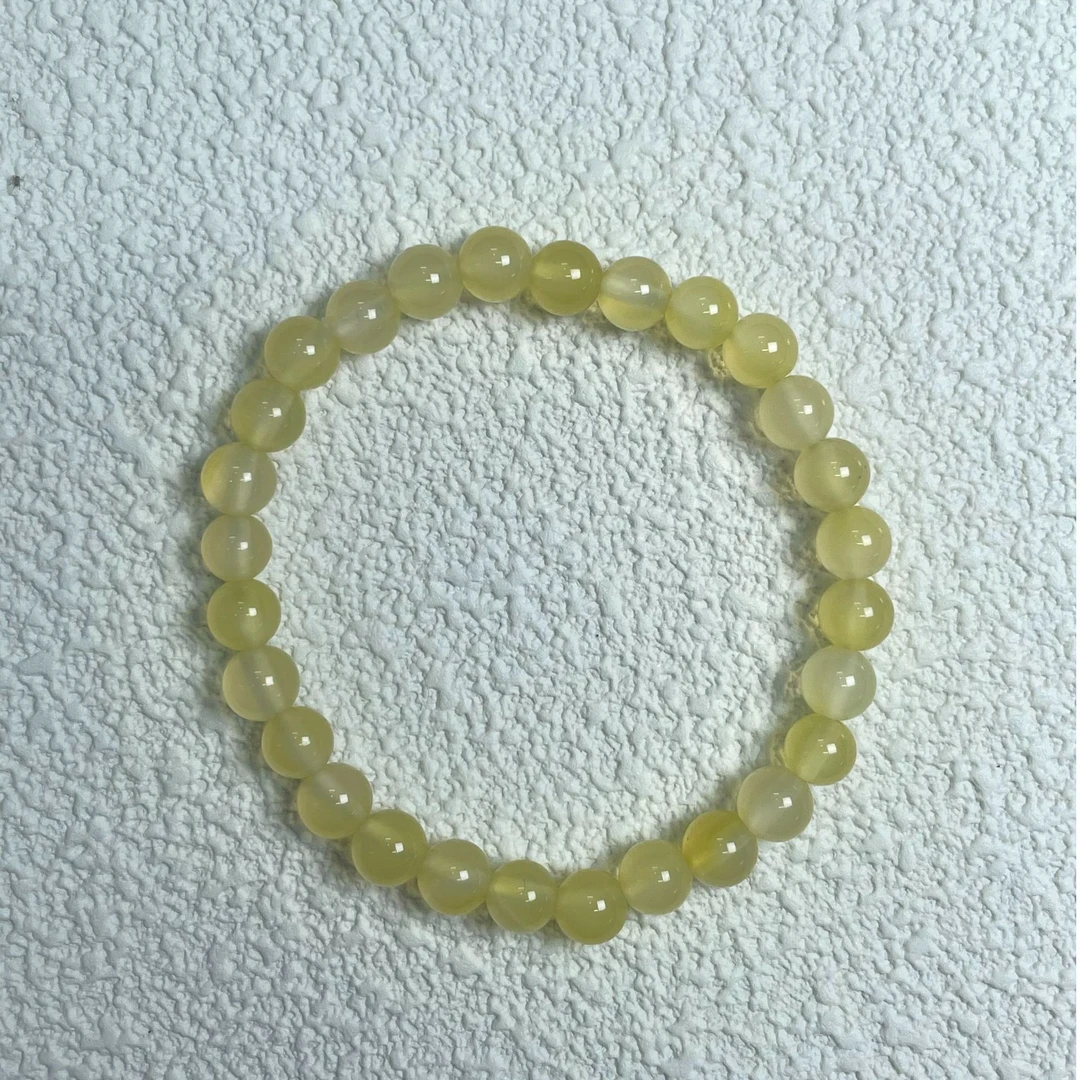 琪满钰天然黄玛瑙珠子手串多样性发货发一条百搭时尚气质黄色手串