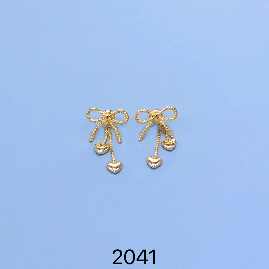 铜合金耳饰  2041#经典手工气质百搭时尚精致耳饰