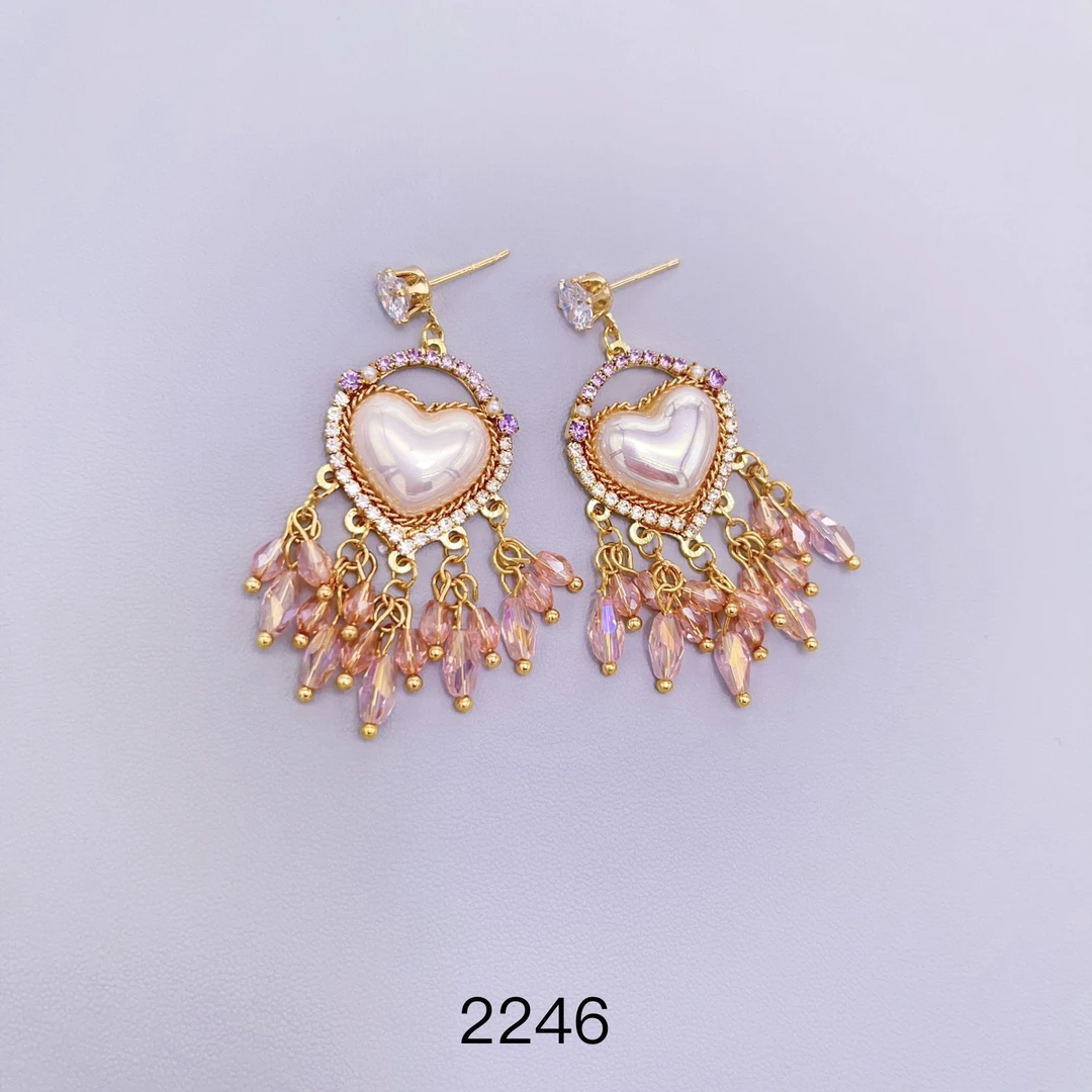 耳饰 耳饰  2246#气质时尚百搭小众甜美简约优雅精致