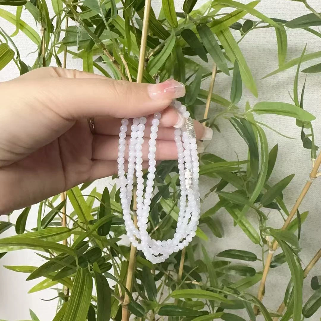 2408111423 ZS 翡翠青紫色珠链  615024（多样性发其一）