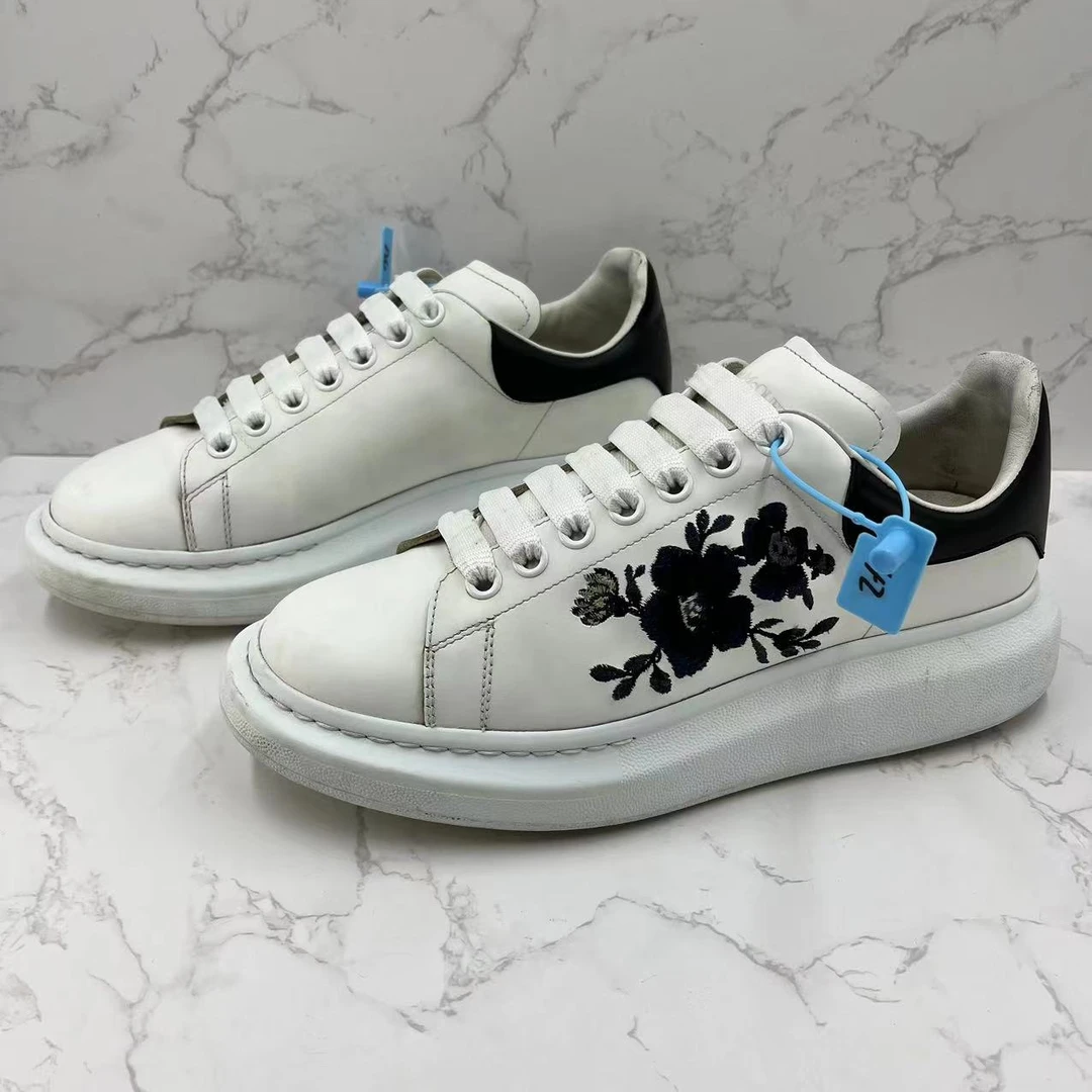 【聚星折扣】Alexander McQueen/亚历山大.麦昆/95新/男士板鞋42欧