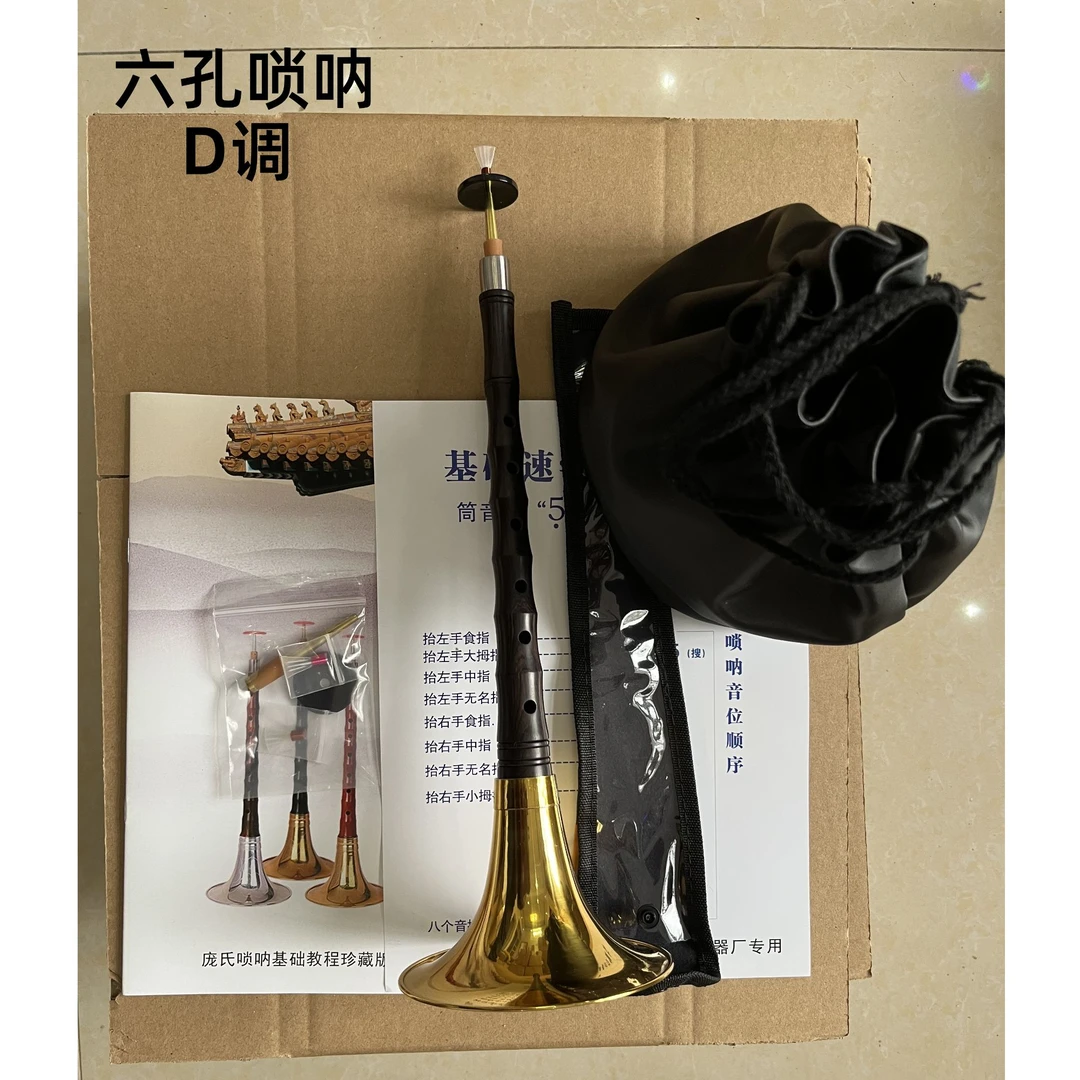 包教学六孔初学唢呐送教学视频乐器、曲谱、伴奏、两个哨片