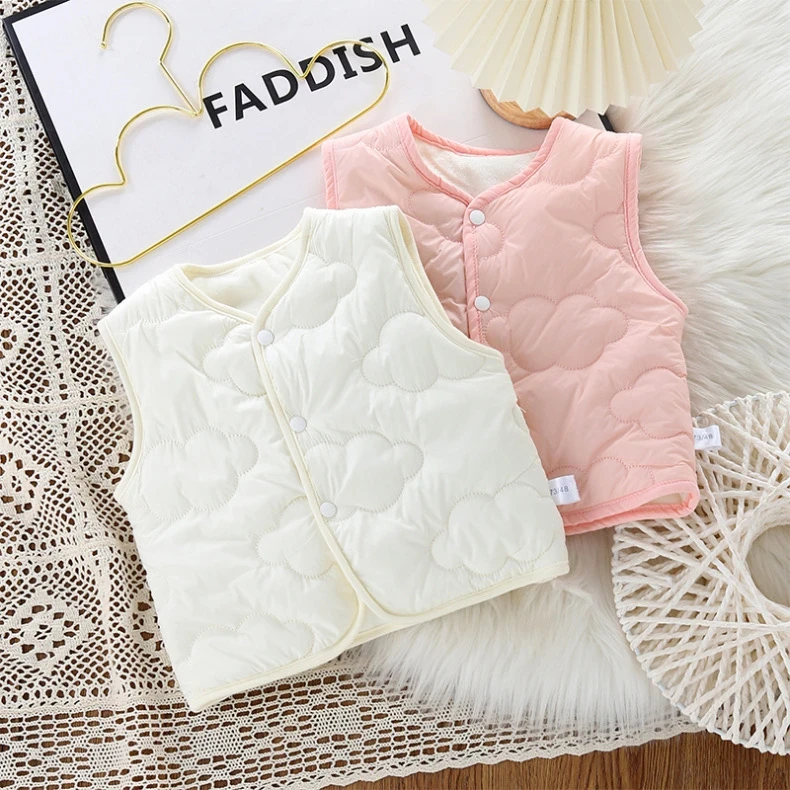 【云朵马甲】婴儿可爱冬冬季棉服加厚保暖马甲外穿背心坎肩儿童宝宝