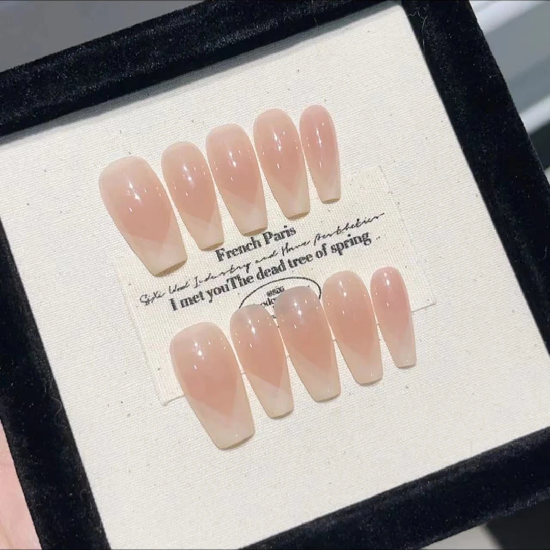 (云雾不带钻）高级轻奢显白手工穿戴甲