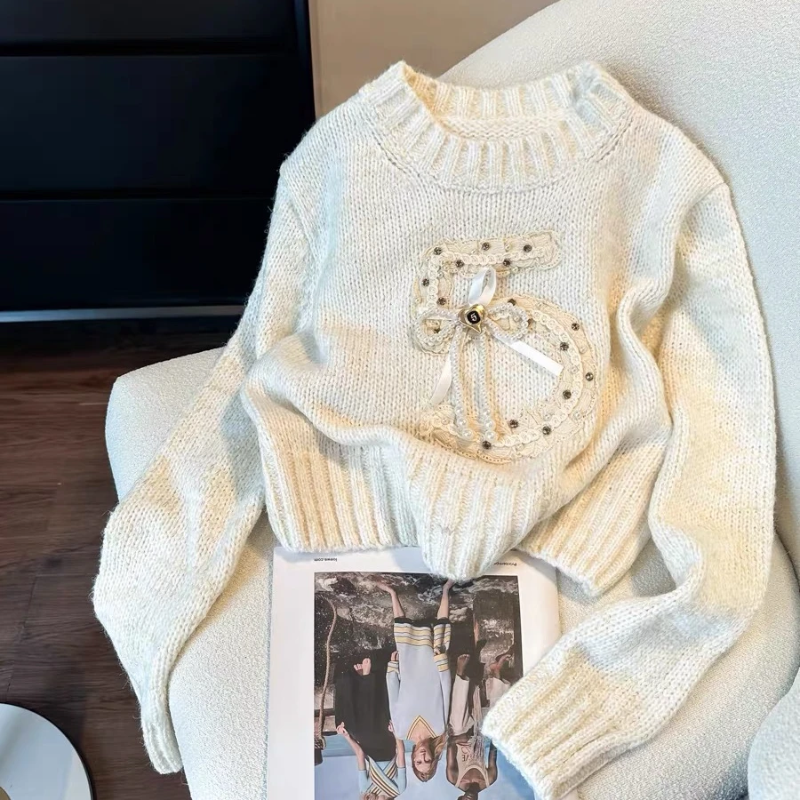 1171-1180小香风洋气针织宽松慵懒风