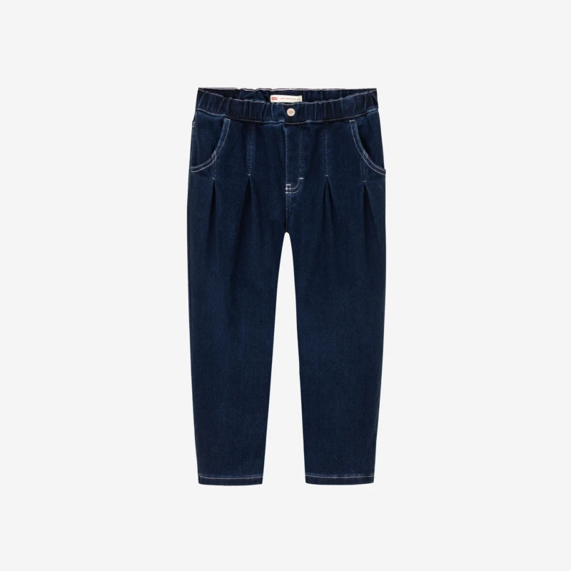 Levi's李维斯儿童秋冬加绒弹力休闲裤时尚百搭水洗牛仔长裤M473