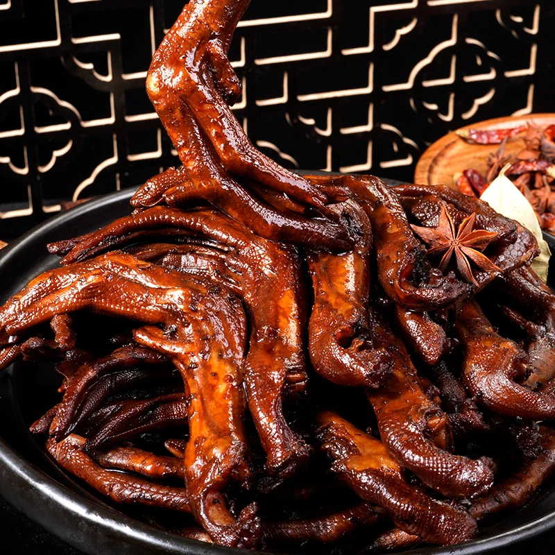 豆有味老卤鸭掌酱香卤味休闲追剧下酒开袋即食湖南特产小零食