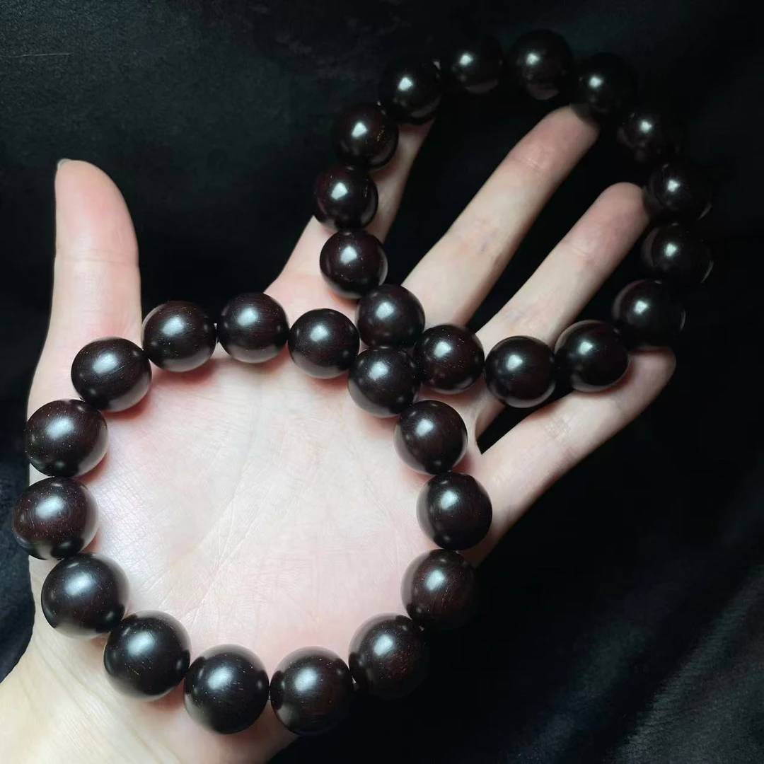 【曹国舅】LY43495-小叶紫檀单圈手串-多样性发其一-15mm