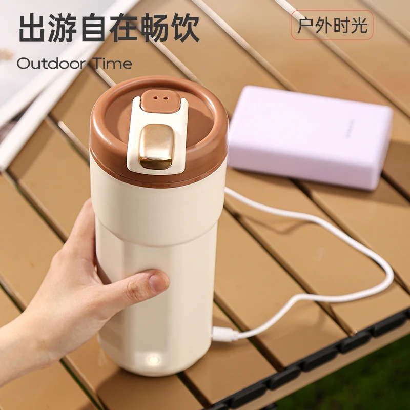 电热杯充电烧水杯便携式旅行杯车载泡茶专用烧水壶泡茶专用壶
