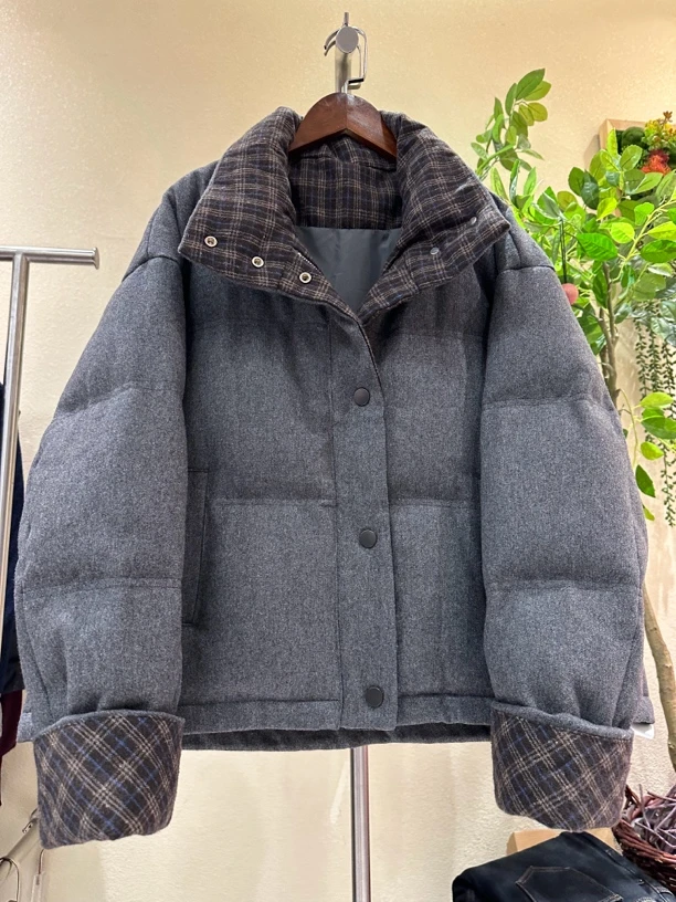 秋冬加厚保暖短款外套