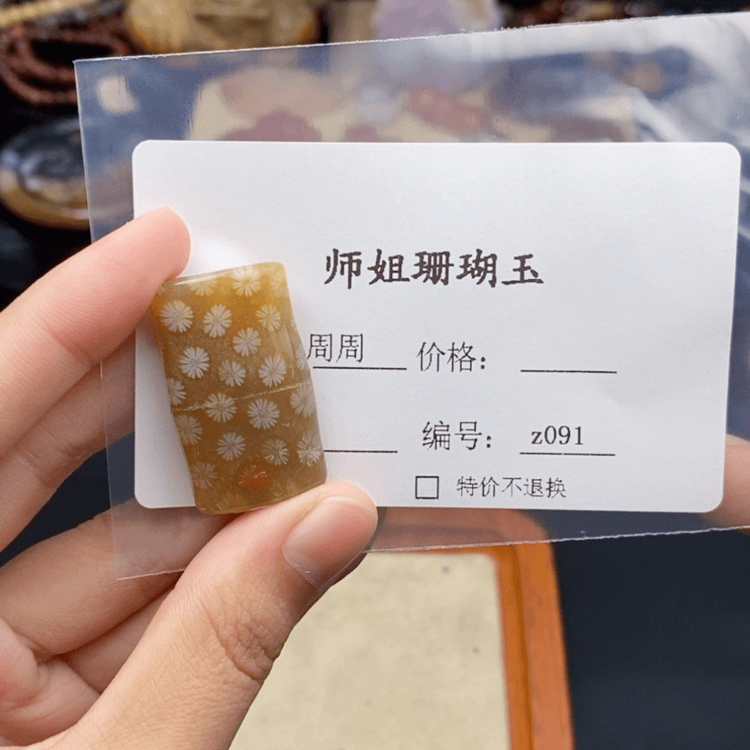 【闪购商品】硅化珊瑚（珊瑚玉）颈饰未镶嵌开**?