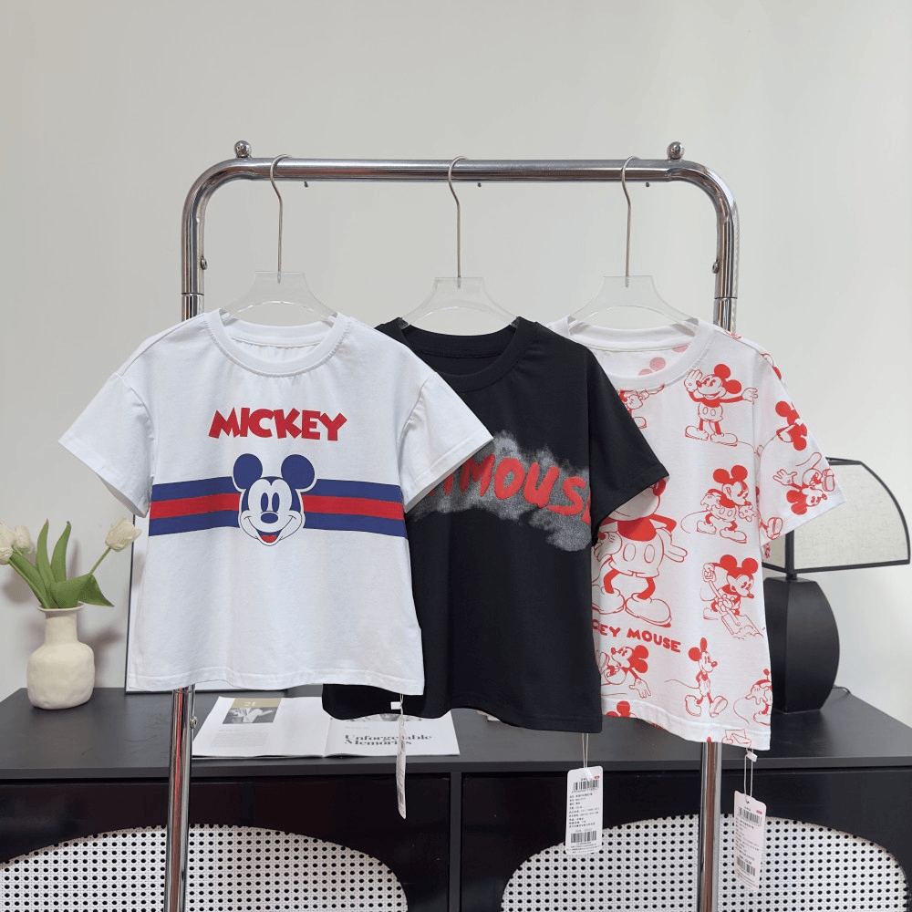 【品牌库存】男童夏季时尚休闲百搭宽松圆领印花短袖T   01