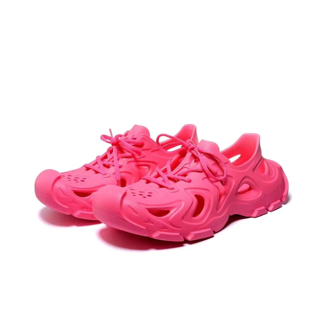 萨拉曼沙滩山野洞洞鞋，轻便透气软厚底凉鞋男女同款