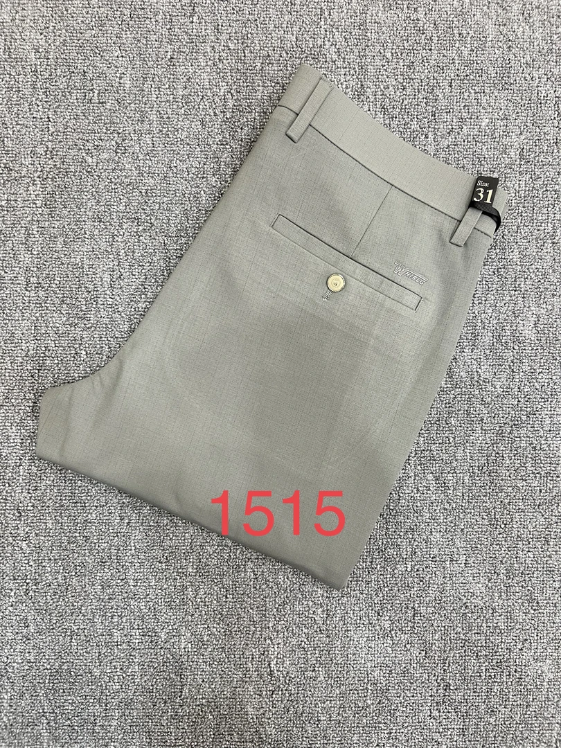 2024男士夏季薄款时尚简约商务休闲裤男装百搭高品质弹力长裤裤子