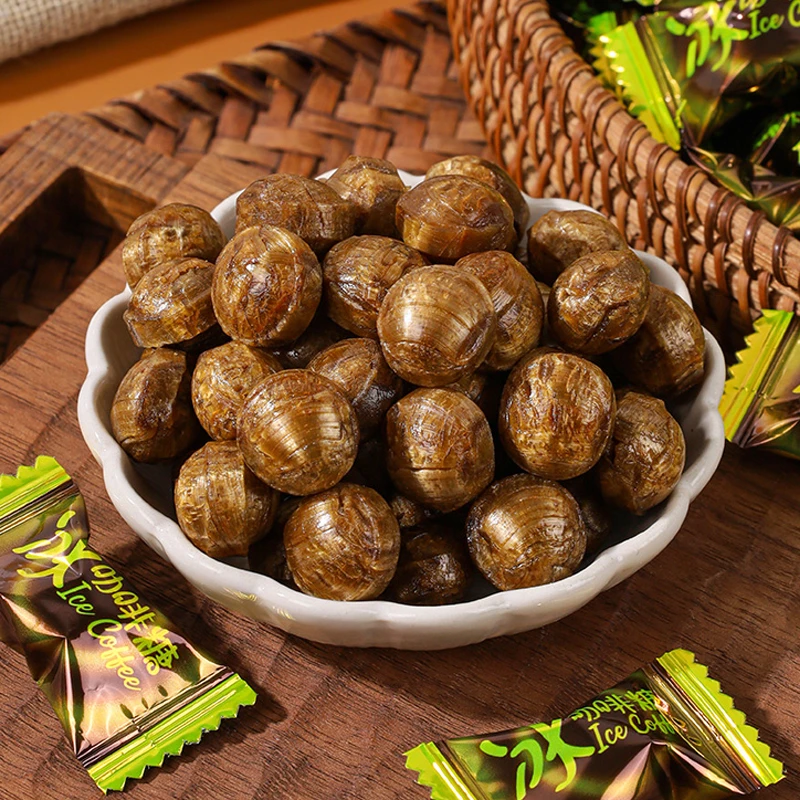 网红香浓冰咖啡糖维C清凉薄荷糖润喉硬糖清新口气招待休闲小零食