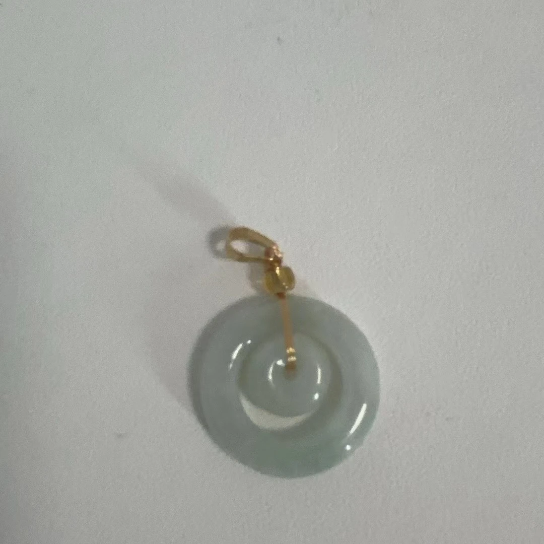 天然a货翡翠子母扣吊坠多样发