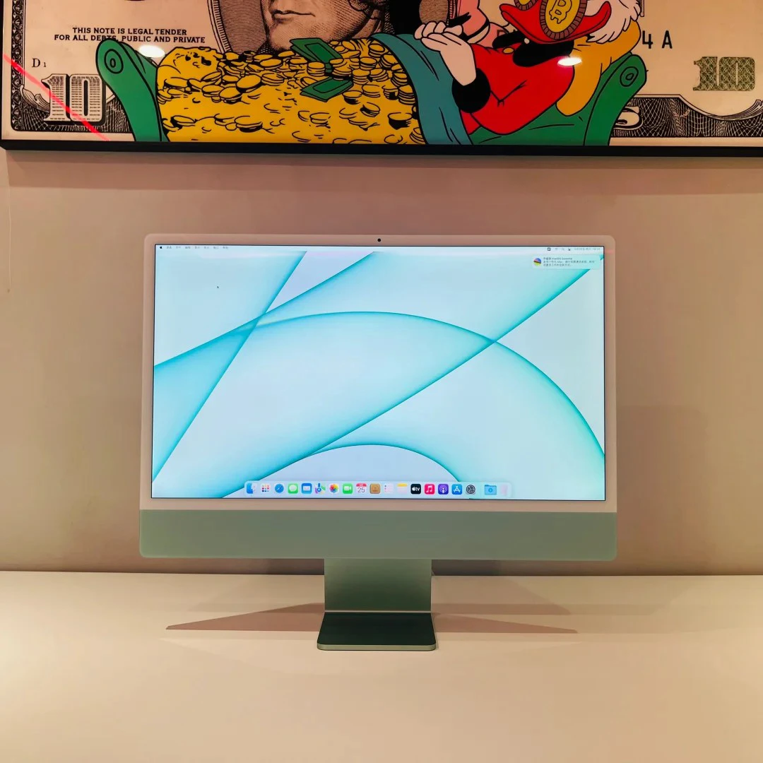95新 Apple/苹果 iMac一体机电脑超薄游戏家用商务办公设计台式机