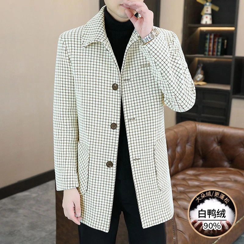 17高品质男士毛呢加厚外套