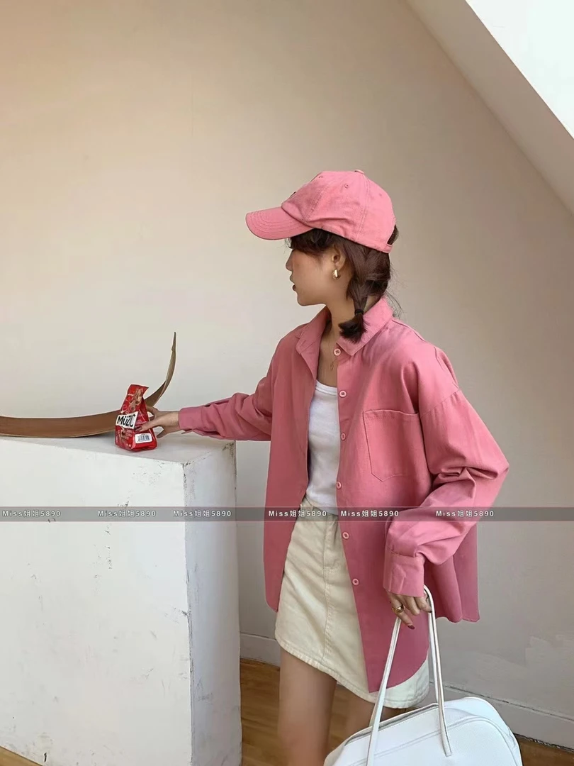 小个子磨毛棉外套#5890 《衬衫洗水后甩甩晒干就不皱》