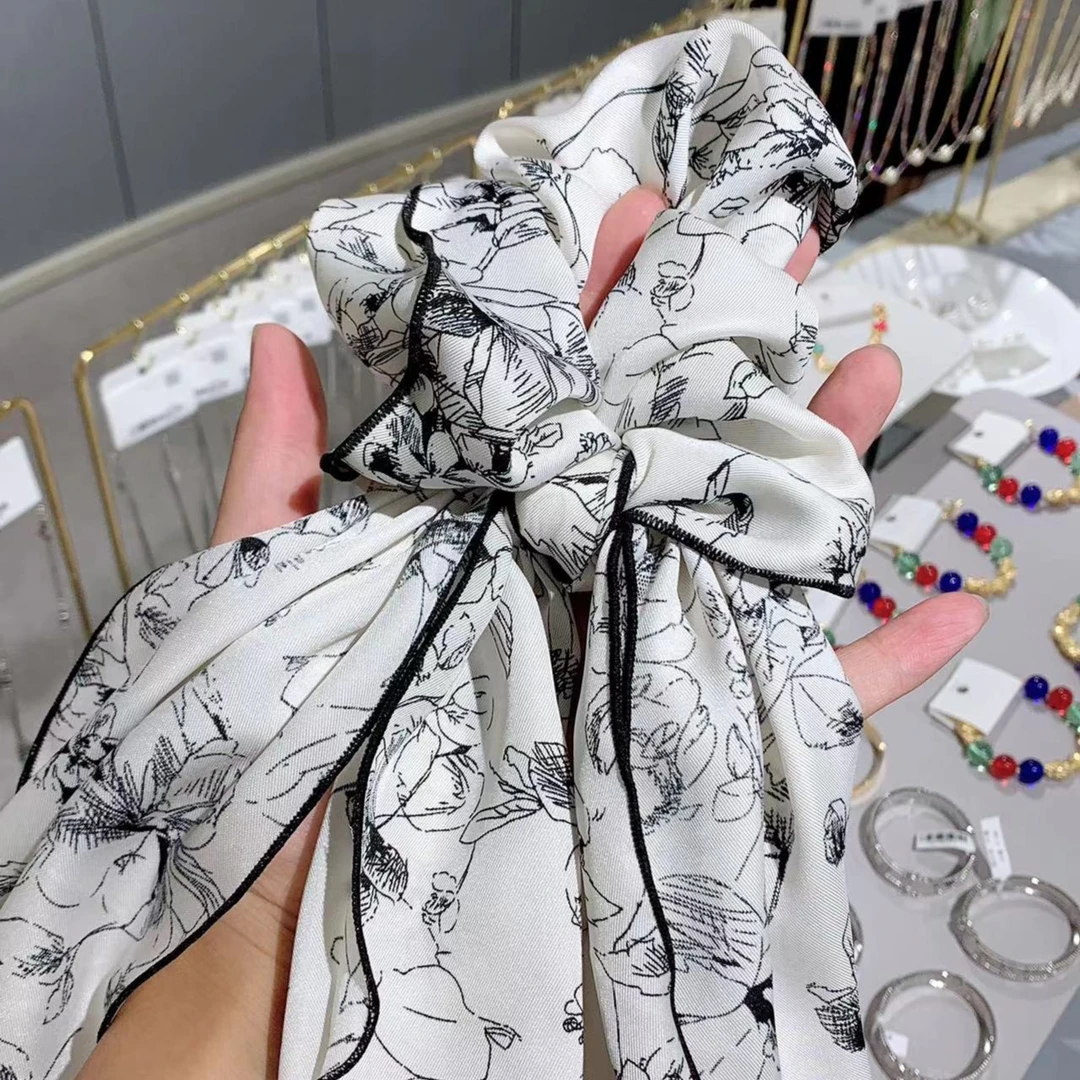 FF定制款  【水墨新中式】轻奢发绳大肠圈复古法式