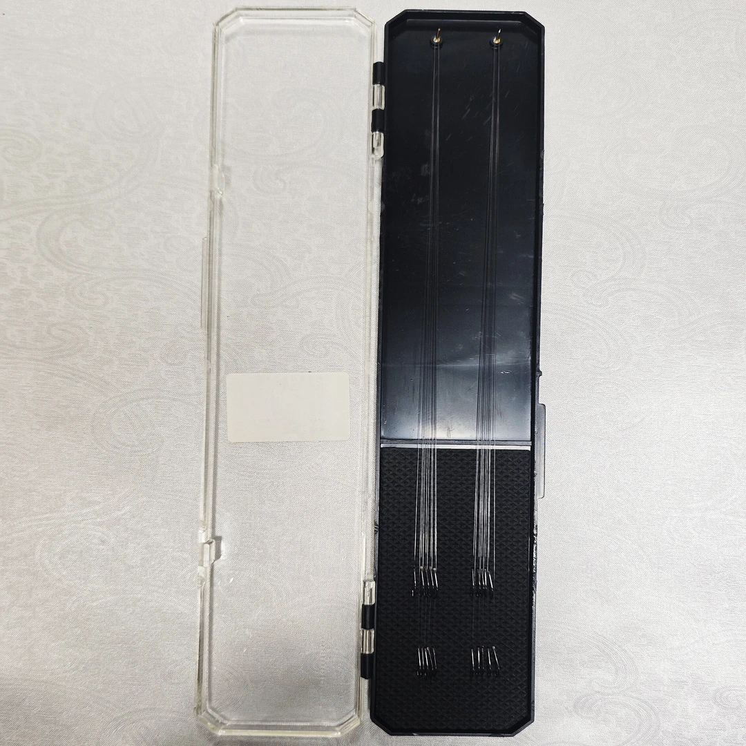 鲫鱼鱼钩狼牙无刺手工子线双钩防缠绕绑好子线袖钩（10付包邮）