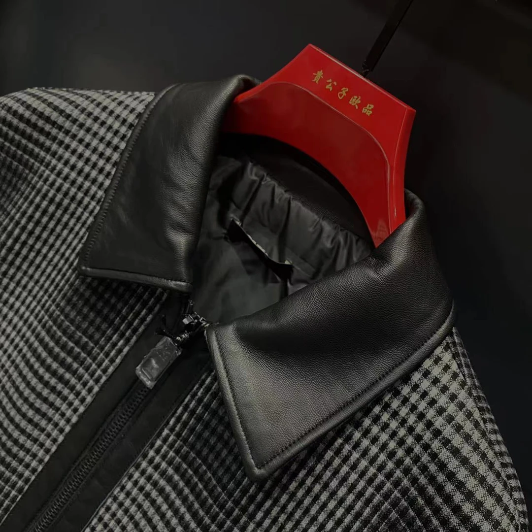 欧品男士秋冬新款个性潮流外套时尚经典百搭帅气休闲男外套 305