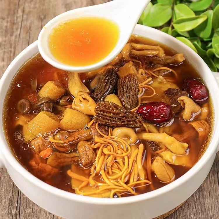 云南松茸菌七彩菌汤包农家特产羊肚菌鹿茸菇虫草花食用菌煲汤食材
