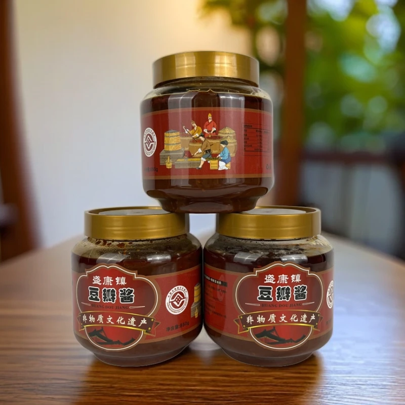 豆瓣酱家用炒菜批发调味酱回锅肉五代传承天然晾晒产地直销