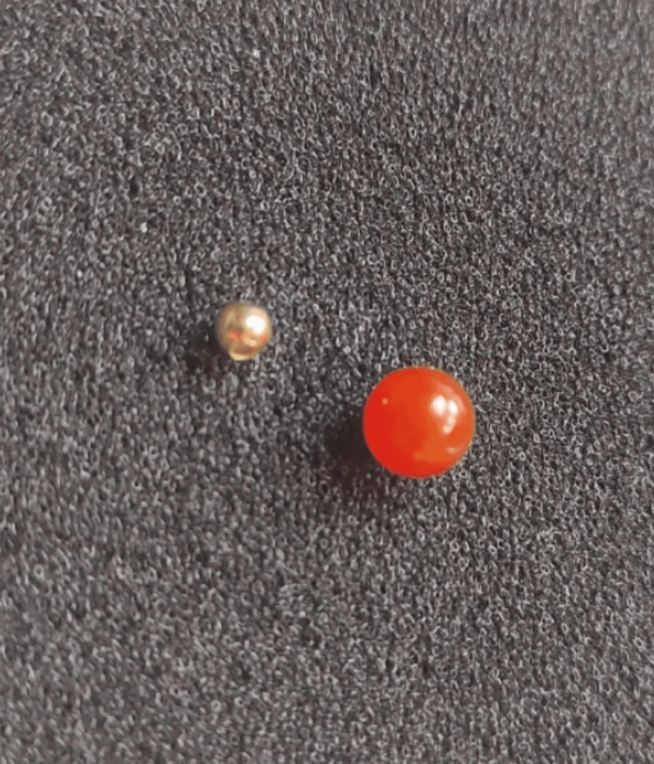 足金卡3光珠1颗  /多样性发  退货扣30元质检费