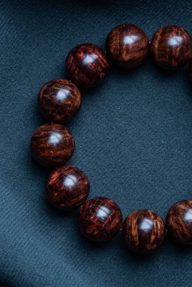 降香黄檀精品留疤水波1.8手串