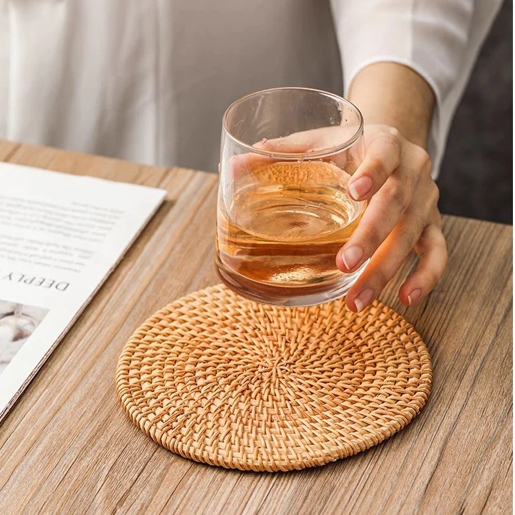 18cm杯垫六片装耐高温隔热餐垫桌面锅垫盘子砂锅垫子