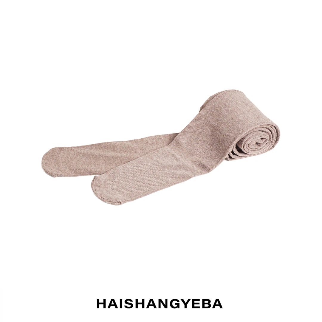 【海上叶爸】新款2024秋冬百搭宽松纯色连体裤袜