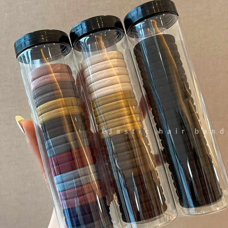 高弹力皮筋发圈高颜值扎头发加粗发绳弹性