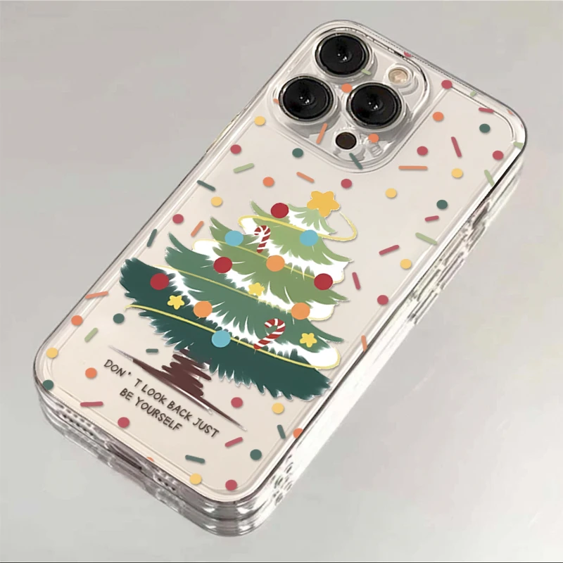 小众圣诞树iPhone15苹果14手机壳13promax创意12/11太空壳XSXR软